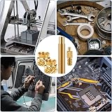 PEUTIER 120Pcs M3 Brass Heat Set Inserts 3D Printing Knurled Nuts 4x5mm view 7