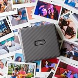 INSTAX LINK WIDE Printer Mocha Gray Bluetooth iOS Android App 30+ Templates view 3