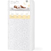 Dream On Me Breathable 2-in-1 Portable/Mini Crib Mattress, GREENGUARD Gold | Made in USA, Dual Sided, Waterproof Cover, ASTM &amp; CPSC Tested, Fits Portable and Mini Crib 32" x 24" 3", Not for Playards