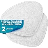 Steam &amp; Go Premium Microfiber Pads for Steam Mops, Floor Steamers, and Carpet Steamers - Washable &amp; Reusable - 2 Pack