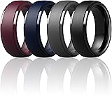 ThunderFit Silicone Men’s Wedding Rings, 10mm
