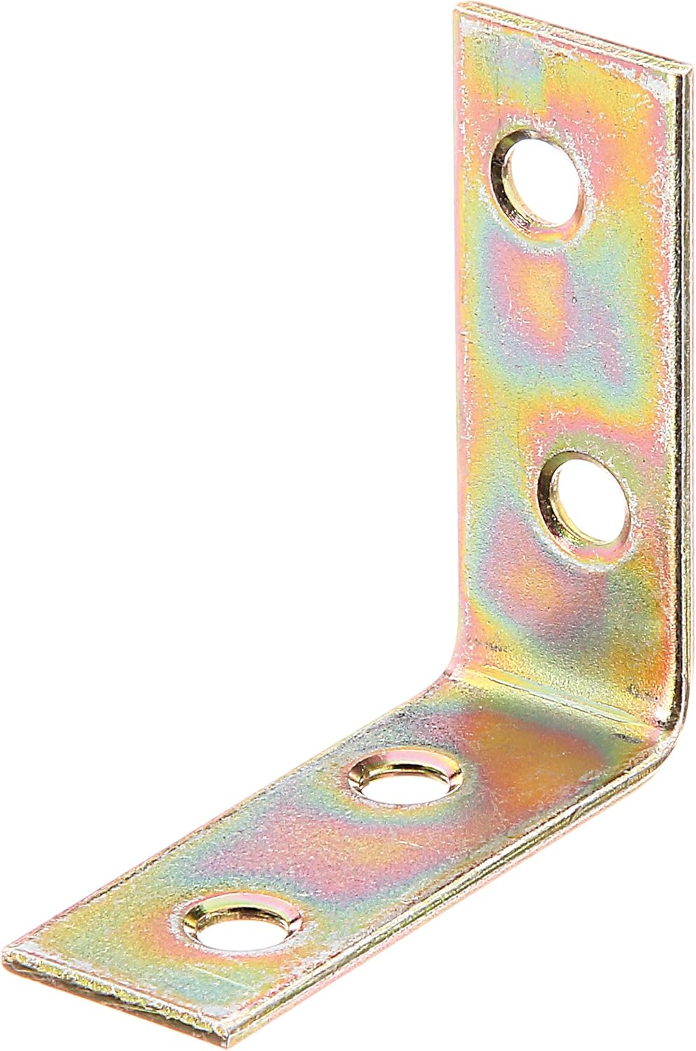 Gah-Alberts 336165 Chair Brackets Raw Steel D 40 x H 40 x W 15 mm Thickness 1.75 mm Pack of 12 Yellow-Galvanised