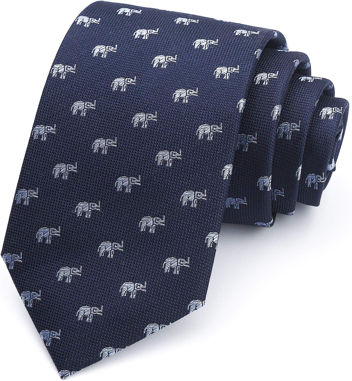 Animal Pattern Tie With Satin Fabric|Suitable For Animal Staff Novelty Necktie |Good Gift For Men