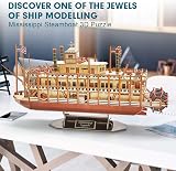 CubicFun Ship 3D Puzzle Mississippi Steamboat Kit 142 Pcs No Glue No Scissors view 2