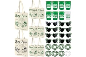 32 Pcs Camp Bachelorette Party Favors Camping Bachelorette Gifts Include 8 Canvas Bags 8 Hair Scrunchies 8 Sunglasses 8 Cups 