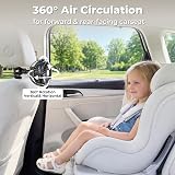Amacool Pram Fan Battery Operated Stroller Clip On 3 Speeds Black view 5