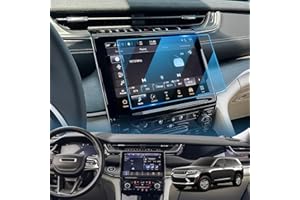 LFOTPP 2021-2024 Grand Cherokee L Screen Protector Glass Uconnect 10.1 Inch Chrysler Pacifica(2021-2024),Dodeg Durango(2021-2024) 10.1In