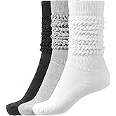 BomKinta Slouch Socks Women Thigh High Boot Socks Soft Scrunch Socks - Gifts for Women Size 5-11