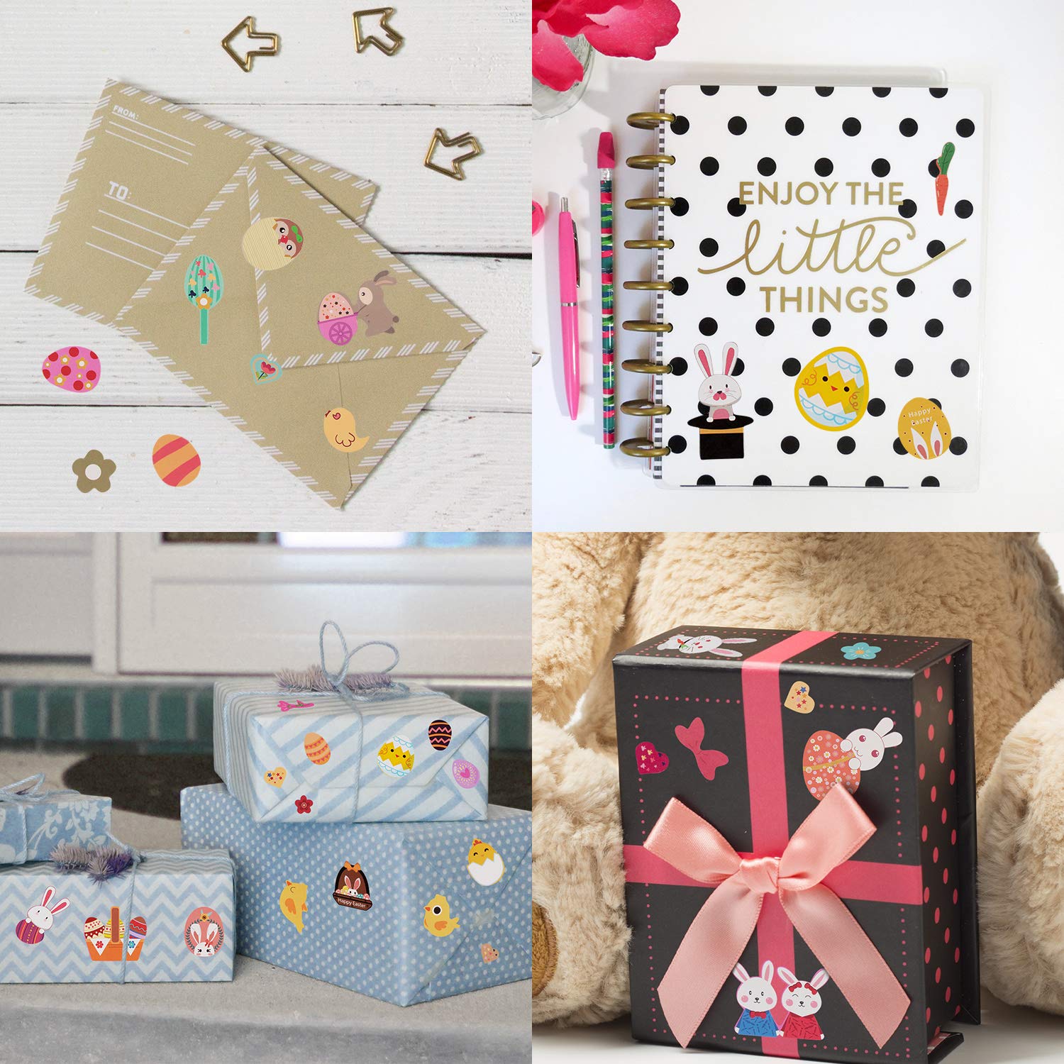 Adesivi Pasquali Decorativi Per Uova, Cesti E Festa - Set Di Etichette Tema Pasqua Per Bomboniere E Decorazioni Fai Da Te