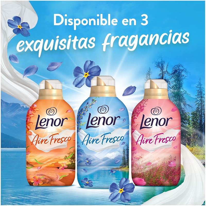 Amaciador de Ar Fresco Alpino Frescor 36 Lavagens, 504ml, Frescura Resistente à Secagem Em Ambientes Húmidos Ou Sol Intenso