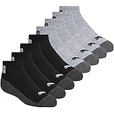 PUMA Boys' Quarter Crew Socks (8-Pack)