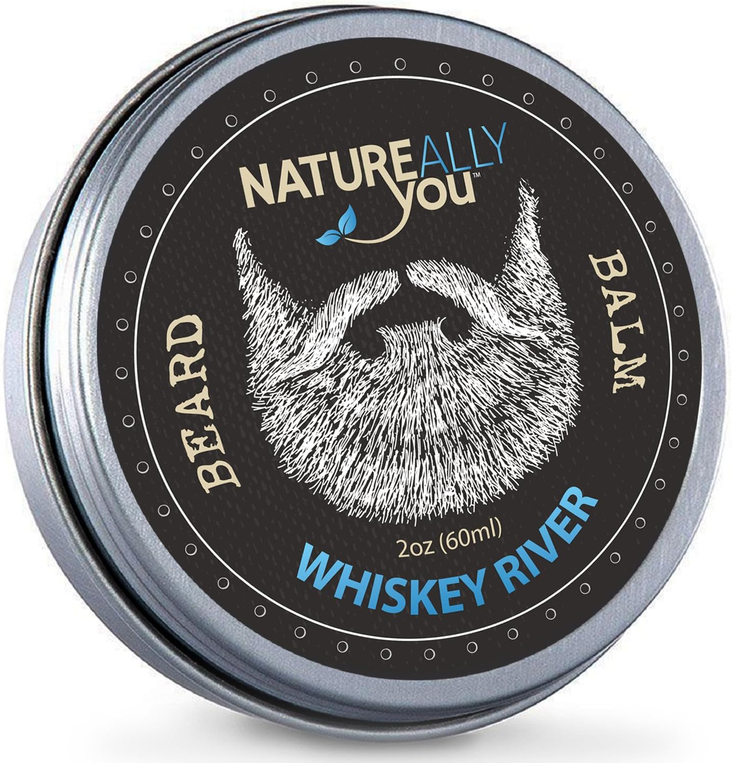 NATUREALLY YOU© - Whiskey River Scent - (2 oz) - Condition, Smooth, Soften, Tame, Remove Beard Itch