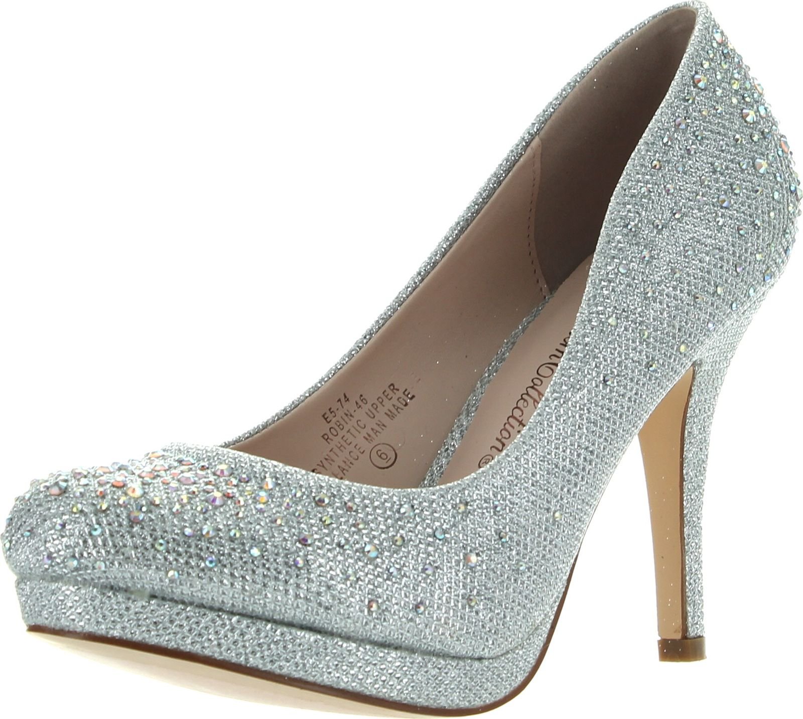 Buy Blossom Womens Robin46 Rhinestone Sparkle Glitter Formal Evening