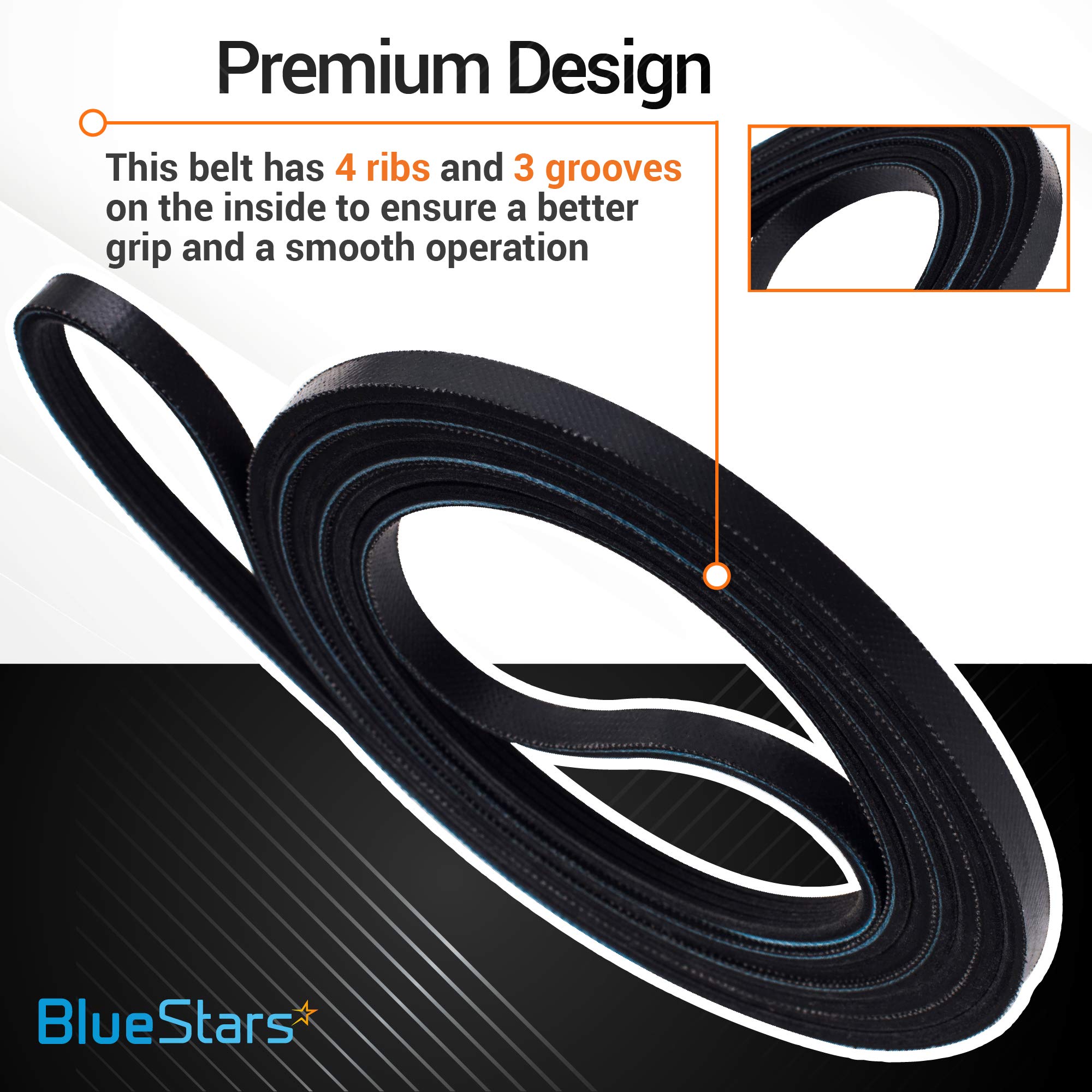 BlueStars 661570V 661570 & 279640 & W10837240 Dryer Drum Belt Idler Pulley and Pulley Kit - Compatible with Whirlpool Maytag Kenmore Dryers WED9200SQ0 WED5600XW0 WED9200SQ0 GEW9250PW1