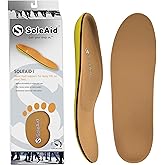 Soleaid Insoles I Semi-Flex Neutral Height Arch Support for Plantar Fasciitis - Full Length Anti-Fatigue Performance Orthotic Shoe Insert (Women 11-11.5 / Men 9-9.5)