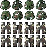 Sratte 16 Pcs Army Helmets For Kids 8 Plastic Camouflage Hats Soldier Hats And 8 Binoculars With Neck String For Kids Camo Costume Hat Summer