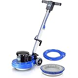 Prolux Core Heavy Duty Single Pad Commercial Polisher Floor Buffer Machine Tile Scrubber (13 Inch Medium Duty w/Hard Brush On