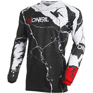 O'NEAL Element Jersey - Acid White/Black Large