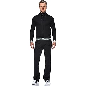 tuta asics rossa uomo