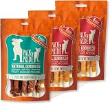 PACK'N PRIDE Dog Treats Chicken & Duck 3 Pack 90g 270g Low Fat High Protein