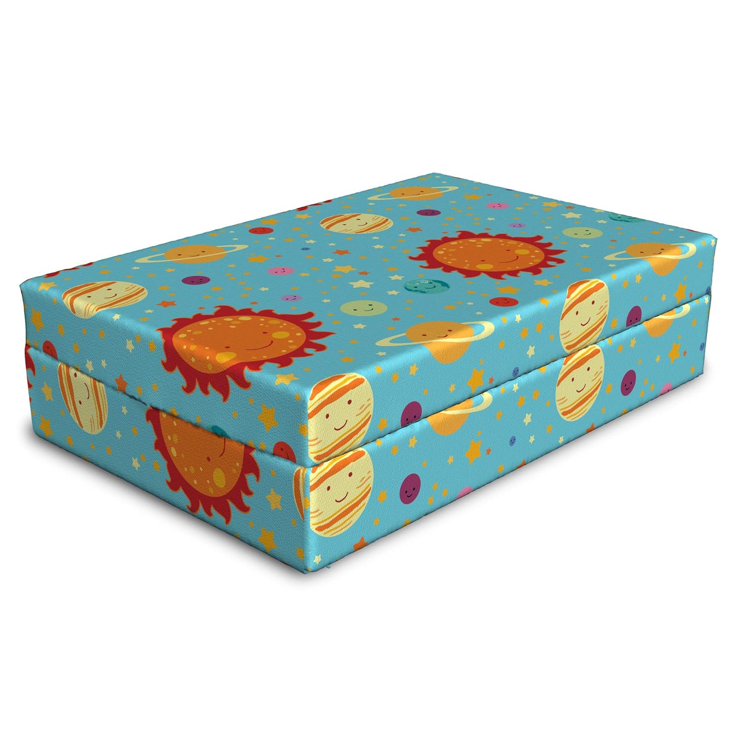 Amazoncom Lunarable Outer Space Pet Bed Nursery Solar