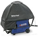 GenTent Inverter Generator Tent, Black, Original - Standard | Waterproof, NFPA-Rated, Ripstop Vinyl Running Cover, for Fully Encased Inverters with Case Perimeters up to 120 inches