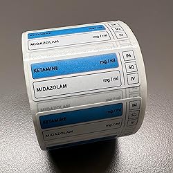 Drug Syringe Labels