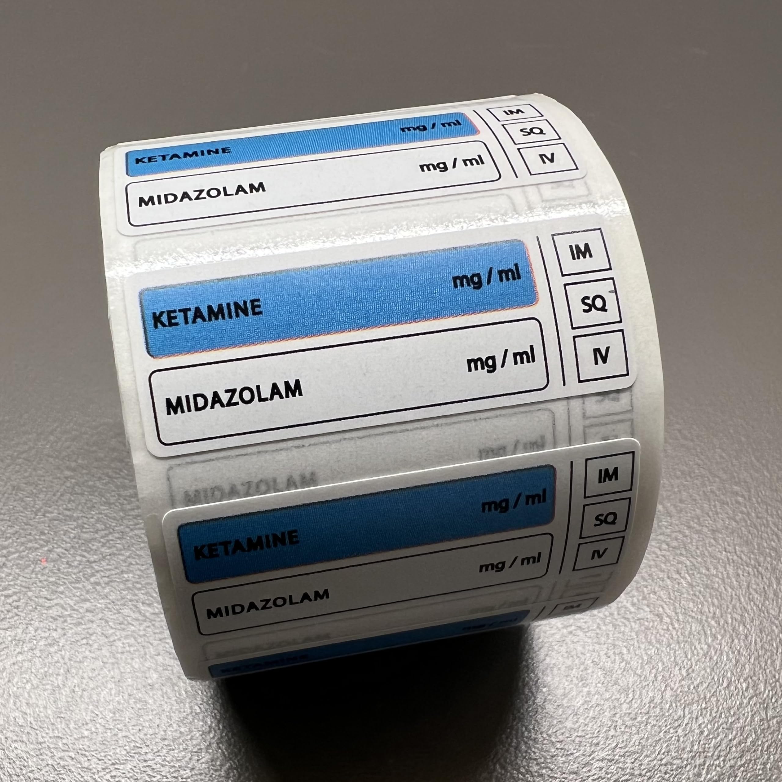 Drug Syringe Labels