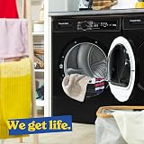 Russell Hobbs Freestanding Heat Pump Tumble Dryer 9kg 15 Programs LED Display view 9