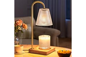 Hong-in Candle Warmer Lamp with Timer Dimmer,Christmas Birthday Gifts for Women Mom Sister,House Warming Gifts New Home Room Decor,Vintage Wax Warmer for Scented Wax Jar Candles