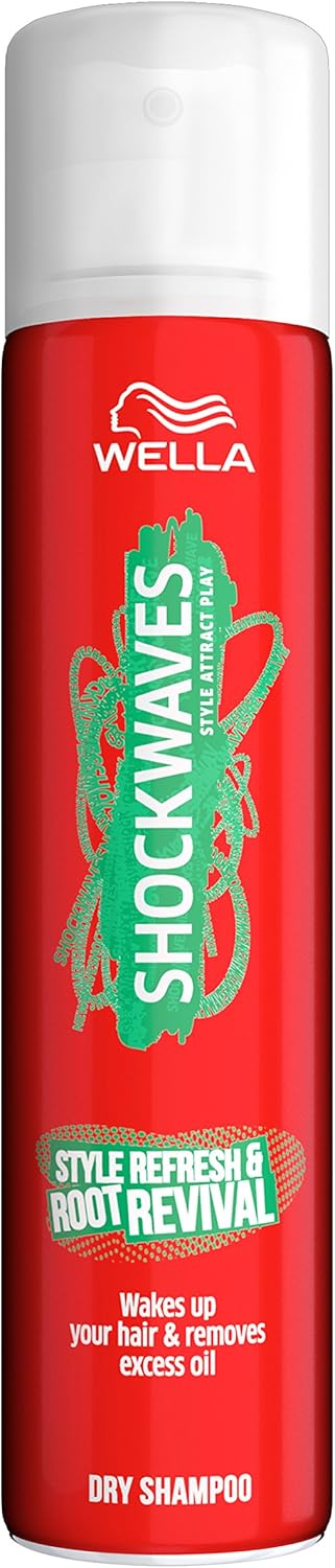 WELLA Shockwaves Style Refresh And Root Revival Dry Shampoo Spray, 65 ml, 65 ml (Pack of 1)