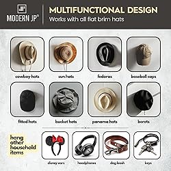 Modern JP Adhesive Hat Hooks for Wall
