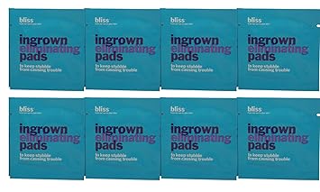 Bliss Ingrown Hair Eliminating Pads Travel Set 8 Piece Amazon