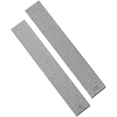 SHARPAL 2-Piece 80/325 Grit Diamond Plates 1" x 6" for Repair and Restore | 180/45 Micron Durable Electroplated Monocrystalline Diamond, Fast Material Removal and Reprofiling and Consistent Grit