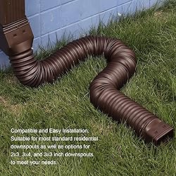 plusgutter 11.5ft Long Gutter Downspout Extensions