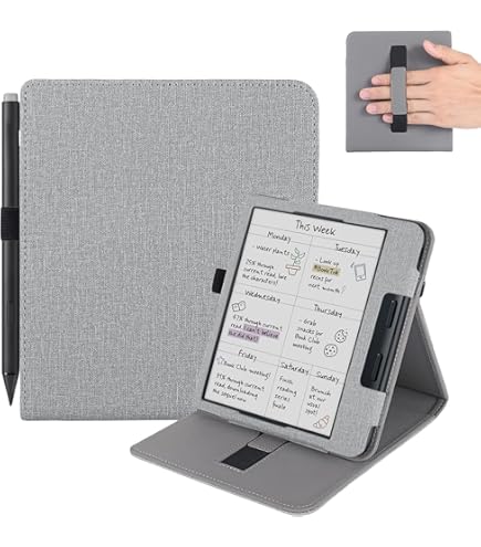 TiMOVO Stand Case For 7" Kobo Libra Colour 2024, Slim Premium PU
