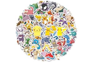SUFEASDF 100 Cute Vinyl Stickers - Cartoon Characters, Children's Accessories, Perfect for Christmas, Halloween, Easter, Birthday and Party Gifts