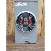 Ringless Overhead Meter Can Milbank U7021-DL-TG-BL 200 Amp Ringless ...