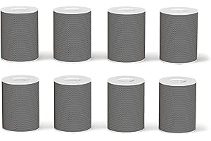 Frizzlife FF1080 Faucet Extender 8pcs Replacement Cartridge, 8pcs Carbon Fiber