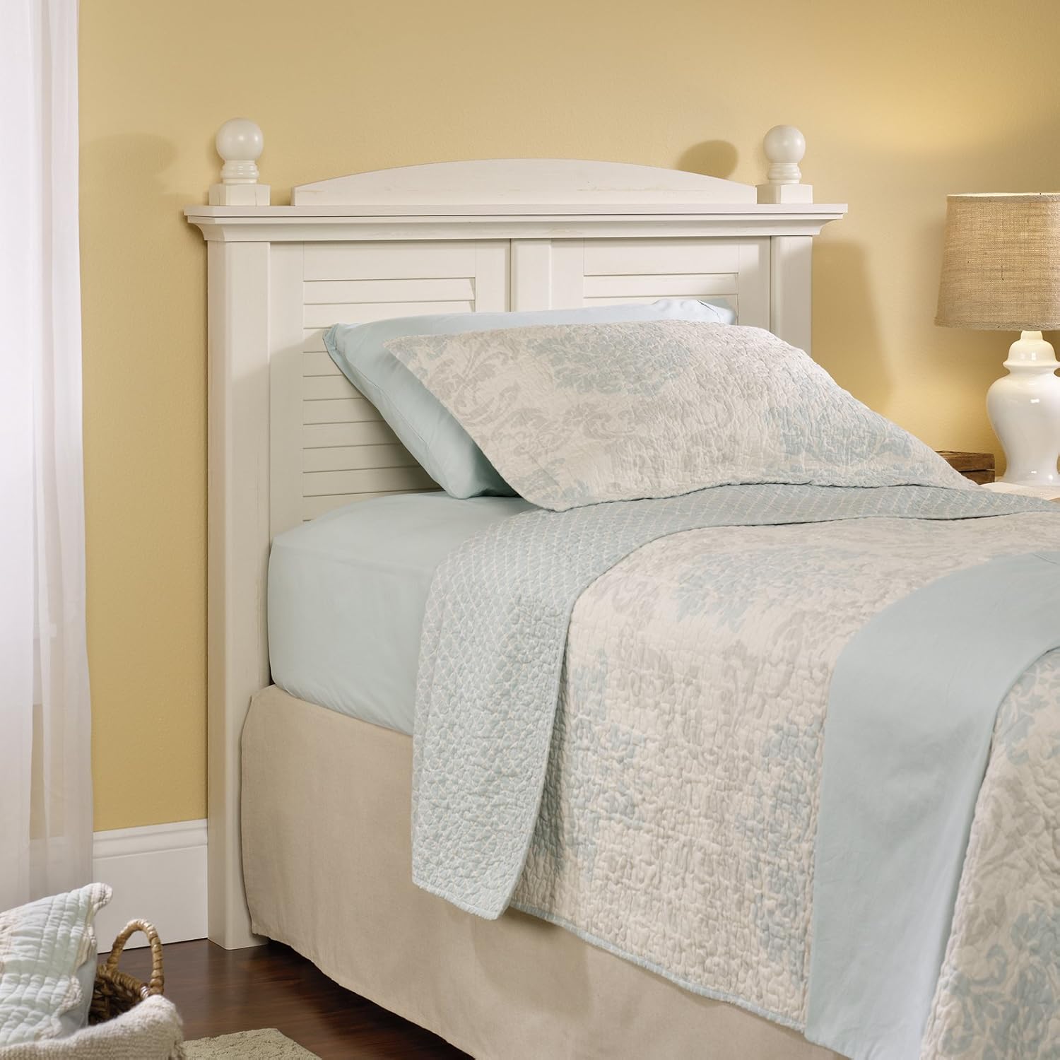 Amazon Sauder Harbor View Headboard Full Queen Antiqued