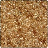 BeadTin Gold Sparkle 11mm TriBead Plastic Craft Beads (500pcs)