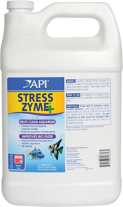 API STRESS ZYME Freshwater and Saltwater Cleaning Solution 3.78 L Bottle