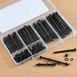 BNUOK 128 PCS M5 Screws Assortment Kit, 12.9 Grade