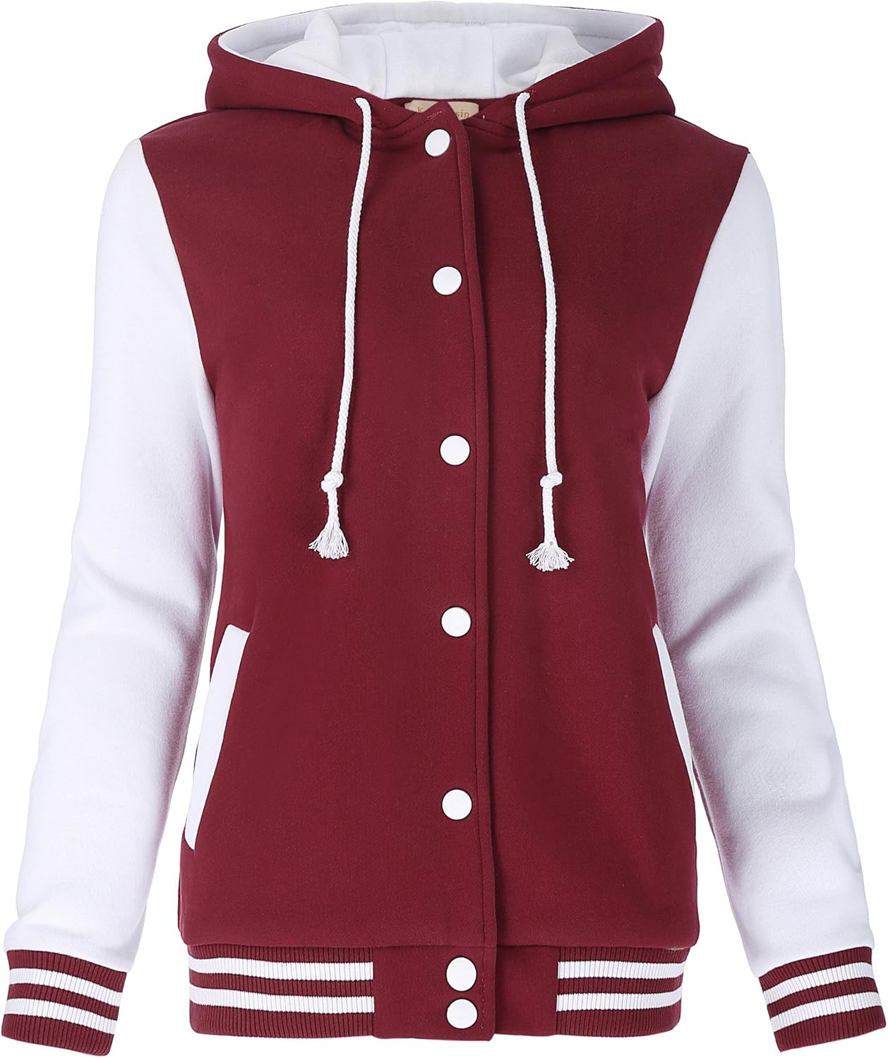 Juniors Varsity Baseball Jackets for School(XXL,Red 481