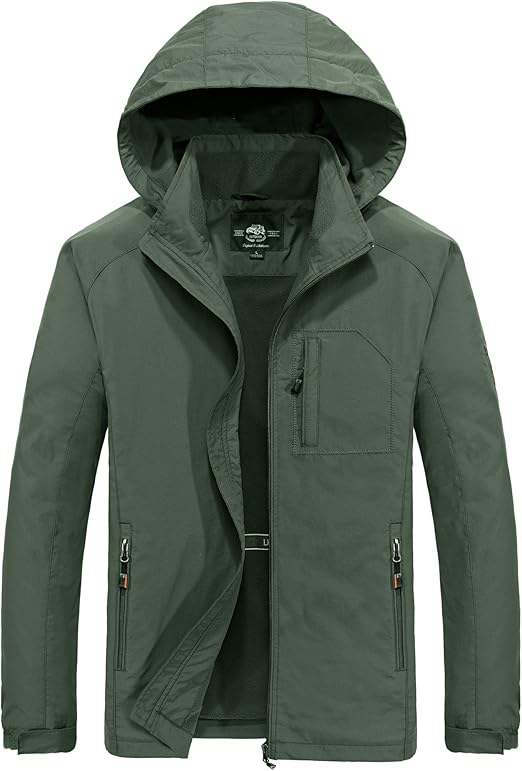 Amazon ジャケット メンズ 秋 冬 春 ウインドブレーカー マウンテンパーカー コート アウター 速乾 裏起毛 フリース 防寒 防風 アウトドア スポーツ コート ジャケット 通販