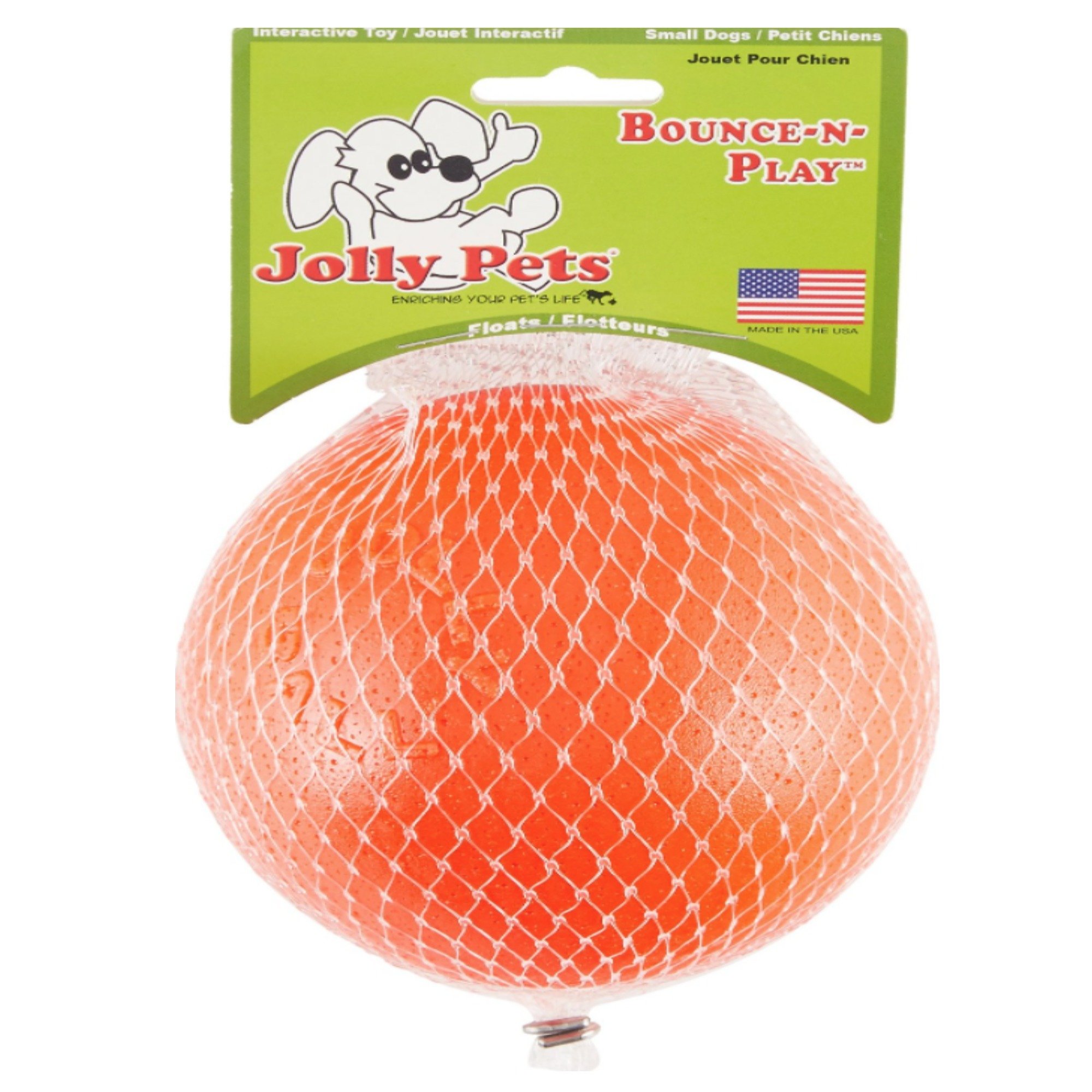 Horsemen's Pride Bounce-n-Play Jolly Ball, Orange