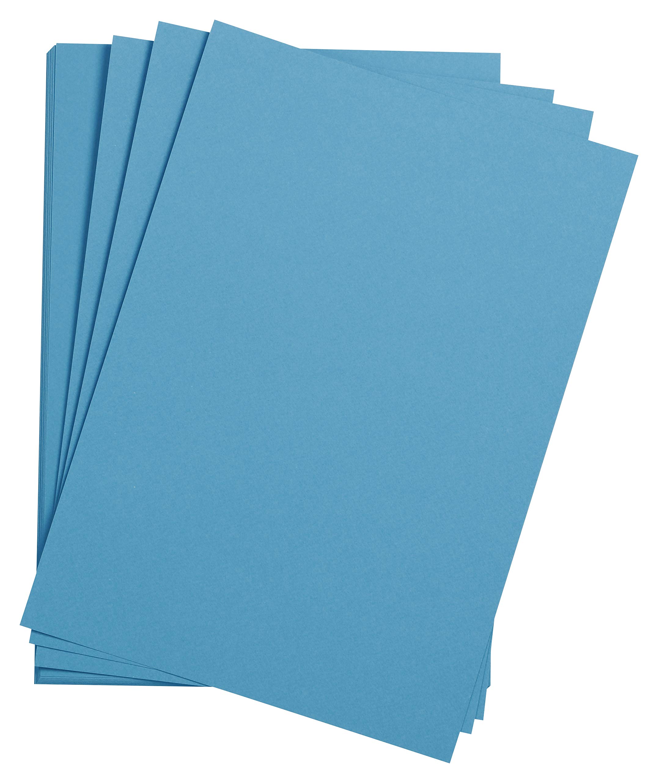 Clairefontaine - Ref 90779C - Etival Coloured Grained Drawing Paper (Pack of 25 Sheets) - A3 (42 x 29.7cm) - 160gsm Cellulose Art Paper - Turquoise - Acid Free, pH Neutral