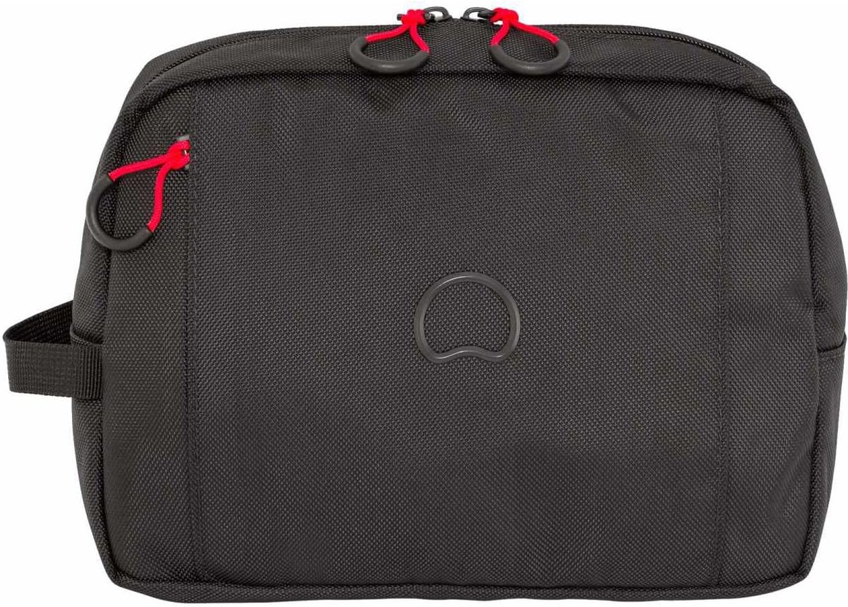 DELSEY Paris Montsouris Toiletry Bag, 27 cm, 5 liters, Black (Noir