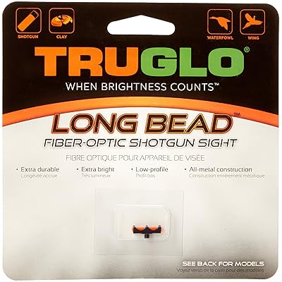 TRUGLO Long Bead Fiber Optic Sight 2.6mm Red