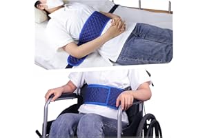 Bed Restraint Strap for Elderly, Medical Bed Harness Restraint, Anti-Fall Waist Belt for Elderly, Adjustable Wheelchair Seat 